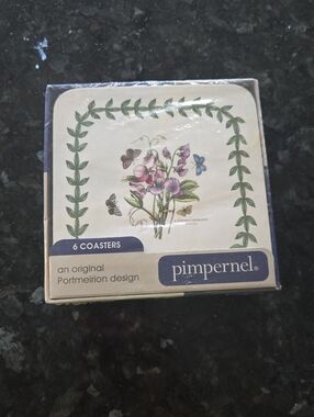 Portmeirion Design Pimpernel 6 Coasters Brand New